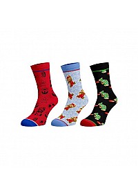 Chaussettes Super Mario Bros. Par Bioworld -  Paquet De 3 Paires